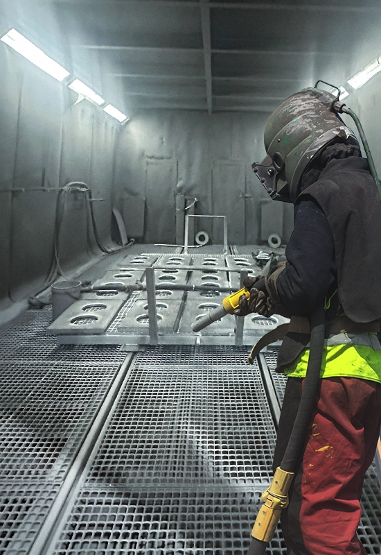 Industrial Shot Blasting Surface Preparation